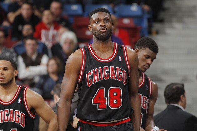 SACRAMENTO, CA - FEBRUARY 3: Nazr Mohammed #48 of the Chicago Bulls in a game against the Sacramento Kings on February 3, 2014 at Sleep Train Arena in Sacramento, California. NOTE TO USER: User expressly acknowledges and agrees that, by downloading and or using this photograph, User is consenting to the terms and conditions of the Getty Images Agreement. Mandatory Copyright Notice: Copyright 2014 NBAE (Photo by Rocky Widner/NBAE via Getty Images)