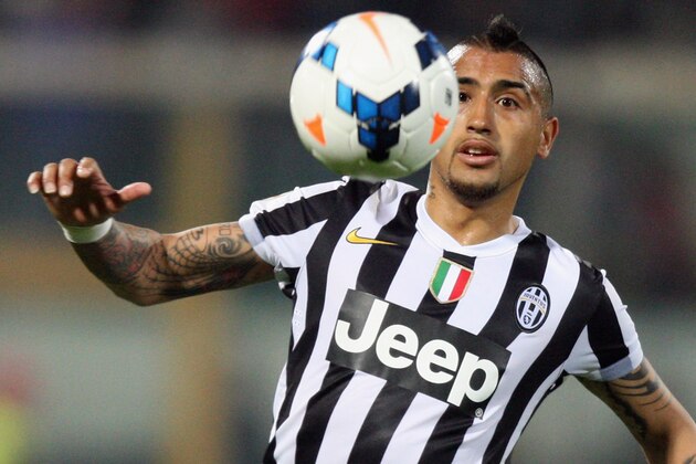 CATANIA, ITALY - MARCH 23:  Arturo Vidal of Juventus during the Serie A match between Calcio Catania and Juventus at Stadio Angelo Massimino on March 23, 2014 in Catania, Italy.  (Photo by Maurizio Lagana/Getty Images)