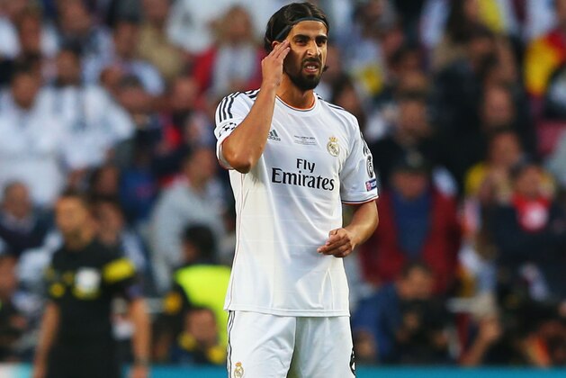 LISBON, PORTUGAL - MAY 24:  Sami Khedira of Real Madrid looks on during the UEFA Champions League Final between Real Madrid and Atletico de Madrid at Estadio da Luz on May 24, 2014 in Lisbon, Portugal.  (Photo by Alex Livesey/Getty Images)