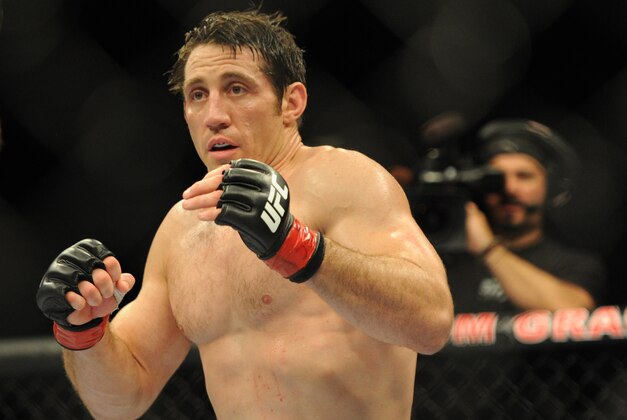 Jul 6, 2013; Las Vegas, NV, USA;  Tim Kennedy during his Middleweight Bout at the MGM Grand Garden Arena. Mandatory Credit: Jayne Kamin-Oncea-USA TODAY Sports