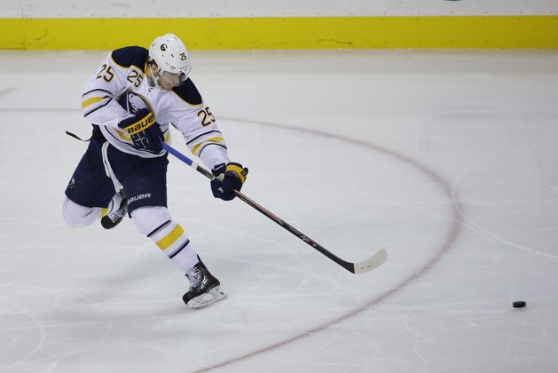 Buffalo Sabres' Mikhail Grigorenko in action during an NHL hockey game against the Philadelphia Flyers, Thursday, Nov. 21, 2013, in Philadelphia. (AP Photo/Matt Slocum) Buffalo Sabres' Mikhail Grigorenko in action during an NHL hockey game against the Philadelphia Flyers, Thursday, Nov. 21, 2013, in Philadelphia. (AP Photo/Matt Slocum)