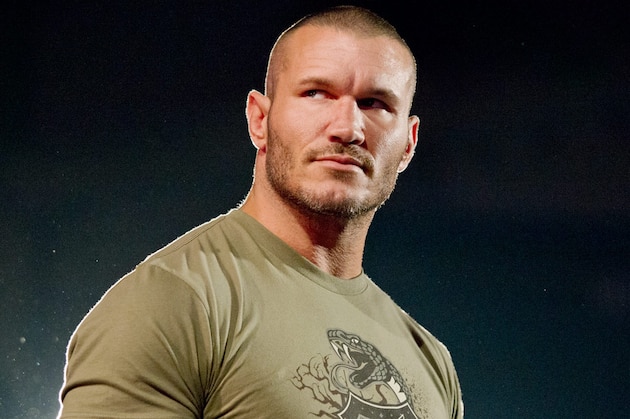 WWE Superstars Randy Orton arrive at the Superstars of Hope honors Make A Wish Foundation event at The Beverly Hills Hotel on Thursday, August 15, 2013 in Beverly Hills, Calif. (Photo by Paul A. Hebert/Invision/AP)