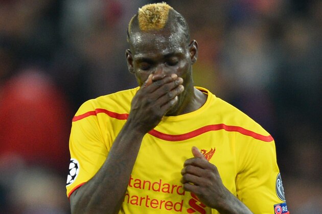 BASEL, SWITZERLAND - OCTOBER 01:  A dejected Mario Balotelli of Liverpool at the end of the match during the UEFA Champions League Group B match between FC Basel 1893 and Liverpool FC at St. Jakob Stadium on October 1, 2014 in Basel, Switzerland.  (Photo by Jamie McDonald/Getty Images)