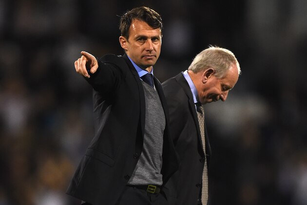 LONDON, ENGLAND - OCTOBER 01:  Bolton manager Dougie Freedman leaves the pitch at the end of the Sky Bet Championship match between Fulham and Bolton Wanderers at Craven Cottage on October 1, 2014 in London, England.  (Photo by Mike Hewitt/Getty Images)