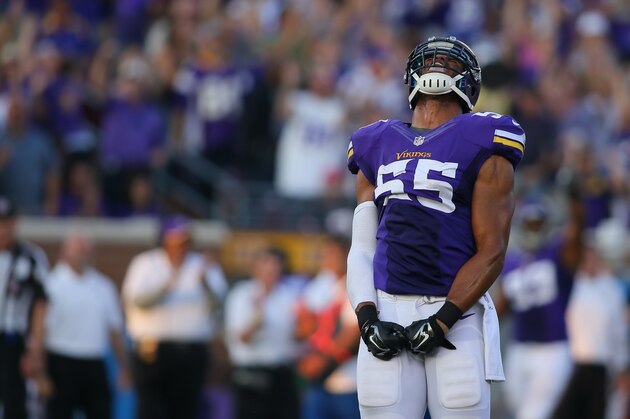 MINNEAPOLIS, MN - SEPTEMBER 28: Anthony Barr