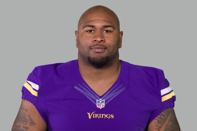 This is a 2014 photo of Tom Johnson of the Minnesota Vikings NFL football team. This image reflects the Minnesota Vikings active roster as of Monday, April 28, 2014 when this image was taken. (AP Photo)
