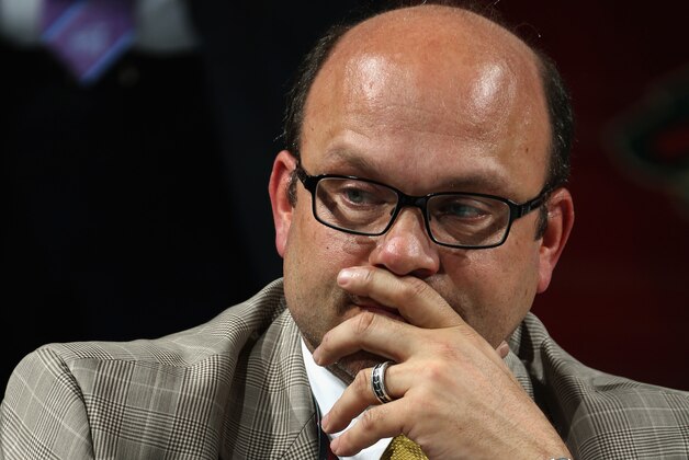 NEWARK, NJ - JUNE 30:  General manager Peter Chiarelli of the Boston Bruins attends the 2013 NHL Draft at Prudential Center on June 30, 2013 in Newark, New Jersey.  (Photo by Dave Sandford/NHLI via Getty Images)