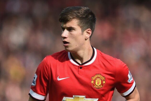 MANCHESTER, ENGLAND - OCTOBER 05: Paddy McNair of Manchester United during the Barclays Premier League match between Manchester United and Everton at Old Trafford on October 5, 2014 in Manchester, England.  (Photo by Michael Regan/Getty Images)