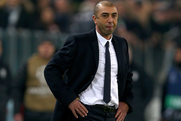TURIN, ITALY - NOVEMBER 20:  Roberto Di Matteo of Chelsea looks on during the UEFA Champions League Group E match between Juventus and Chelsea at the Juventus Arena on November 20, 2012 in Turin, Italy.  (Photo by Clive Rose/Getty Images)