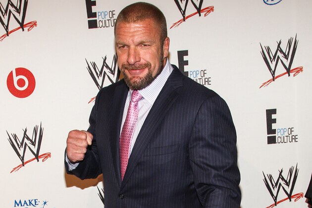 WWE Superstar Paul Levesque (AKA Triple H)  arrives at the Superstars of Hope honors Make A Wish Foundation event at The Beverly Hills Hotel on Thursday, August 15, 2013 in Beverly Hills, Calif. (Photo by Paul A. Hebert/Invision/AP)