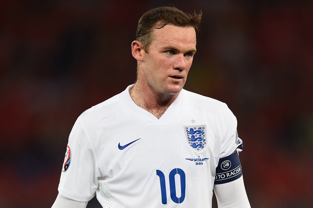 BASEL, SWITZERLAND - SEPTEMBER 08:  Wayne Rooney of England looks on during the UEFA EURO 2016 Qualifier match between Switzerland and England on September 8, 2014 in Basel, Switzerland.  (Photo by Laurence Griffiths/Getty Images)