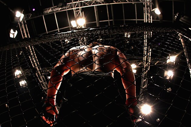 SYDNEY, AUSTRALIA - AUGUST 26:  A fighter prepares for his bout during CFC 18 at Luna Park on August 26, 2011 in Sydney, Australia.  (Photo by Ryan Pierse/Getty Images)