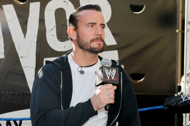 WWE Superstar CM Punk appears at Madison Square Garden, Friday, Nov. 18, 2011, in New York, during a rally leading up to the 25th Anniversary of Survivor Series, taking place Sunday at Madison Square Garden.  The event will feature actor and wrestling favorite Dwayne