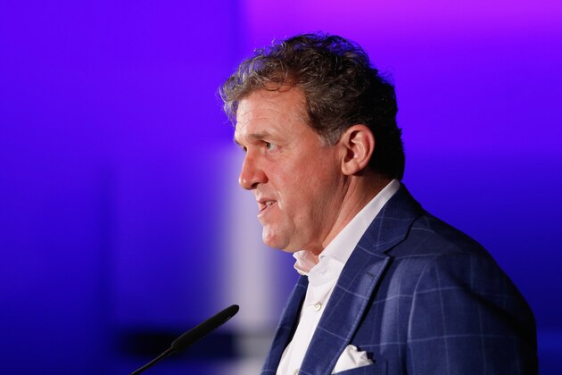 BERLIN, GERMANY - APRIL 03:  Garry Cook , Executive Vice President and General Manager of UFC EMEA attend the press conference ahead of the UFC Fight Night Berlin at O2 world on March 22, 2014 in Berlin, Germany.  (Photo by Boris Streubel/Getty Images)