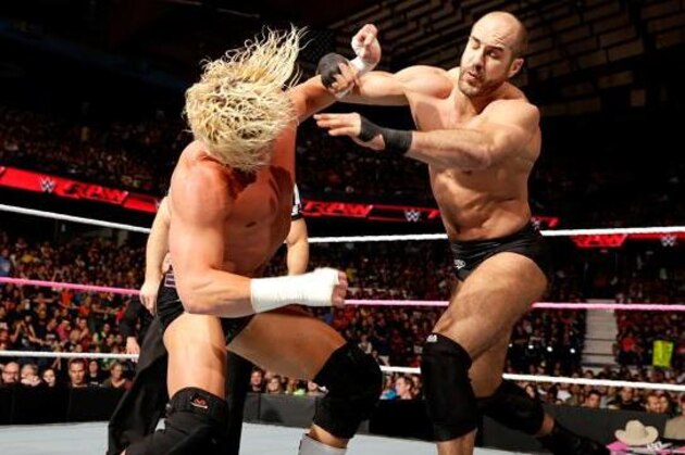 Ziggler and Cesaro clash on Raw.