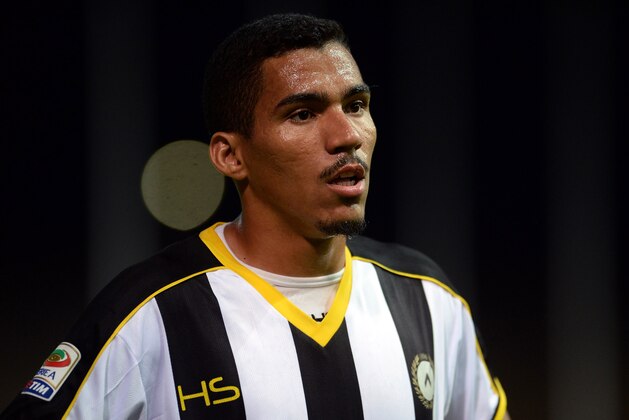 UDINE, ITALY - AUGUST 31:  Allan Marques Loureiro of Udinese looks on during the Serie A match between Udinese Calcio and Empoli FC at Stadio Friuli on August 31, 2014 in Udine, Italy.  (Photo by Dino Panato/Getty Images)