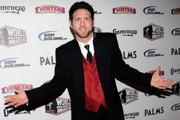 LAS VEGAS, NV - DECEMBER 01:  Mixed martial artist Jason 'Mayhem' Miller arrives at the third annual Fighters Only World Mixed Martial Arts Awards 2010 at the Palms Casino Resort December 1, 2010 in Las Vegas, Nevada.  (Photo by Ethan Miller/Getty Images)