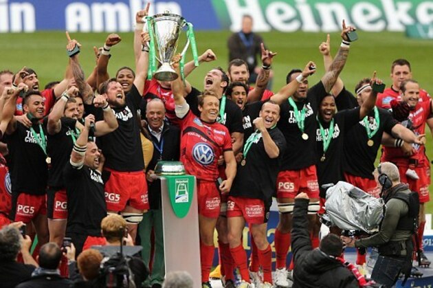 Toulon lift the 2014 Heineken Cup
