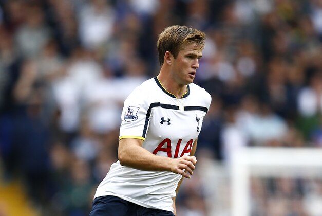 LONDON, ENGLAND - SEPTEMBER 21:  Eric Dier of Spurs in action during the Barclays Premier League match between Tottenham Hotspur and West Bromwich Albion at White Hart Lane on September 21, 2014 in London, England.  (Photo by Julian Finney/Getty Images)