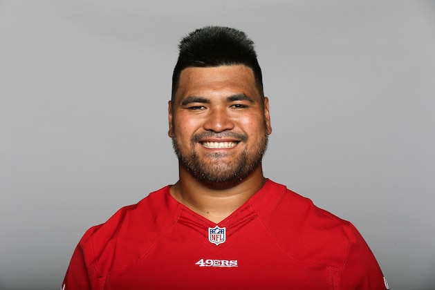 This is a 2014 photo of Mike Iupati of the San Francisco 49ers NFL football team. This image reflects the San Francisco 49ers active roster as of Thursday, May 22, 2014 when this image was taken. (AP Photo)