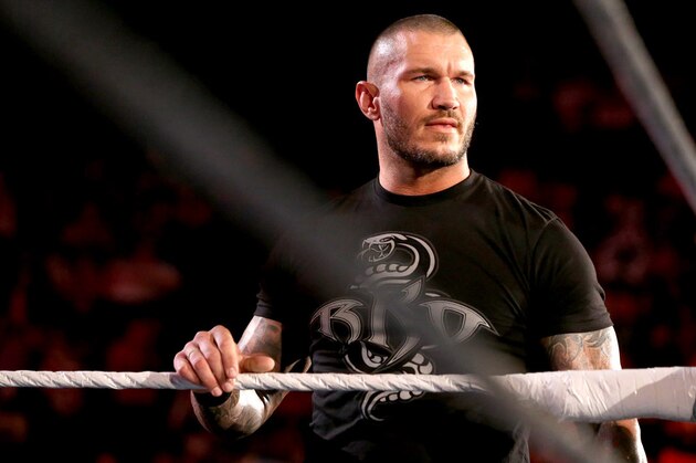 Randy Orton enters the ring during Wrestlemania XXX at the Mercedes-Benz Super Dome in New Orleans on Sunday, April 6, 2014. (Jonathan Bachman/AP Images for WWE)