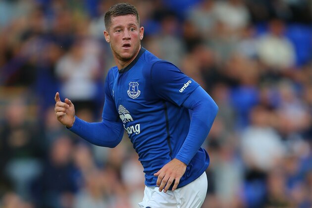 BIRKENHEAD, ENGLAND - AUGUST 06: Ross Barkley of Everton during the Pre-Season Friendly between Everton and Celta Vigo at Prenton Park on August 6, 2014 in Birkenhead, England. (Photo by Dave Thompson/Getty Images)