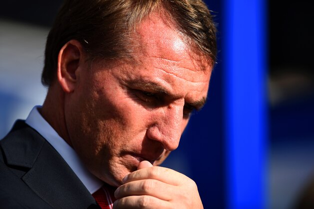 LONDON, ENGLAND - OCTOBER 19:  Brendan Rodgers, manager of Liverpool looks on before the Barclays Premier League match between Queens Park Rangers and Liverpool at Loftus Road on October 19, 2014 in London, England.  (Photo by Paul Gilham/Getty Images)