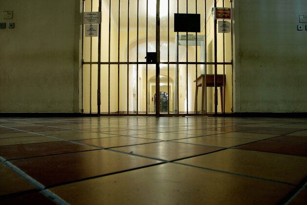 LANDSBERG, GERMANY - MARCH 31:  General and detail inside view of the Landsberg prison, where former FC Bayern Muenchen president Uli Hoeness will serve his three-year sentence, is seen during a guided tour for the media on March 31, 2014 in Landsberg, Germany. A judge found Hoeness guilty of evading taxes totaling at least EUR 27.2 million and declared his pre-emptive attempt at turning himself in to German tax authorities as invalid. Hoeness has been a pillar in German football club history, beginning with his career as a stellar professional player with FC Bayern in the 1970s to his role as FC Bayern club chairman, during which the Bundesliga team has been among the most successful in Germany.  (Photo by Johannes Simon/Getty Images)