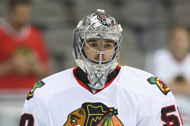 DALLAS, TX - OCTOBER 09:  Corey Crawford