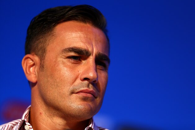 COSTA DO SAUIPE, BAHIA - DECEMBER 05:  Former Italy footballer Fabio Cannavaro attends the Draw Assistants Press Conference during a media day ahead of the 2014 FIFA World Cup Draw at Costa do Sauipe Resort on December 5, 2013 in Costa do Sauipe, Brazil.  (Photo by Clive Mason/Getty Images)