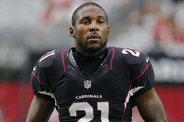Arizona Cardinals cornerback Patrick Peterson (21) during the first quarter of an NFL football game against the San Francisco 49ers, Sunday, Sept. 21, 2014 in Glendale, Ariz. (AP Photo/Rick Scuteri)