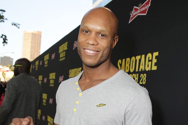 Linton Vassell seen at Open Road Film's Los Angeles Premiere of 'Sabotage,' on Wednesday, March 19, 2014 in Los Angeles. (Photo by Eric Charbonneau/Invision for Open Road Films/AP Images)