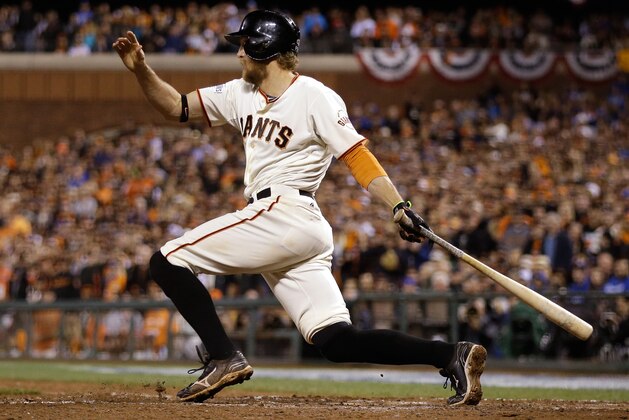 SAN FRANCISCO, CA - OCTOBER 25:  Hunter Pence