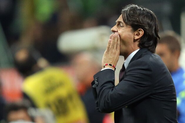 MILAN, ITALY - OCTOBER 04:  Head coach of Milan Filippo Inzaghi during the Serie A match between AC Milan and AC Chievo Verona at Stadio Giuseppe Meazza on October 4, 2014 in Milan, Italy.  (Photo by Maurizio Lagana/Getty Images)