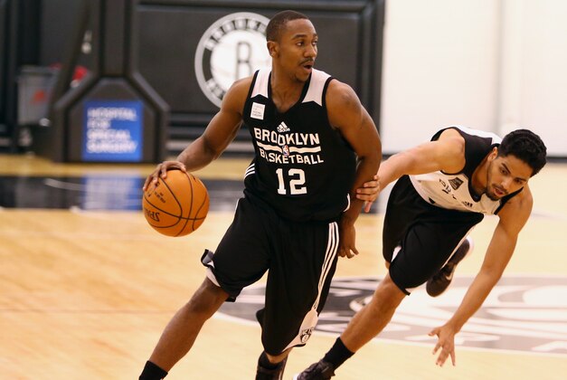 EAST RUTHERFORD, NJ - OCTOBER 05: Marquis Teague of the Brooklyn Nets during practice on October 05, 2014 at the Brooklyn Nets practice facility in East Rutherford, New Jersey.  NOTE TO USER: User expressly acknowledges and agrees that, by downloading and/or using this Photograph, user is consenting to the terms and conditions of the Getty Images License Agreement. Mandatory Copyright Notice: Copyright 2014 NBAE (Photo by Nathaniel S. Butler/NBAE via Getty Images)