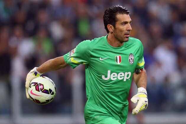 TURIN, ITALY - OCTOBER 05:  Gianluigi Buffon of Juventus during the Serie A match between Juventus FC and AS Roma at Juventus Arena on October 5, 2014 in Turin, Italy.  (Photo by Maurizio Lagana/Getty Images)