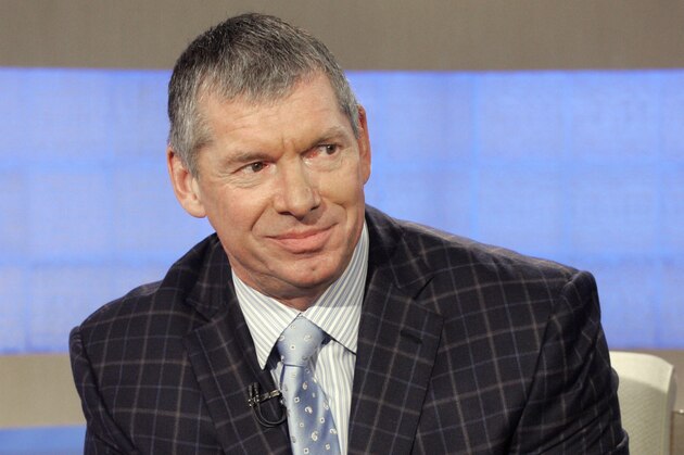 ** FILE ** In this June 28, 2007 file photo, World Wrestling Entertainment owner Vince McMahon waits to be interviewed on the NBC