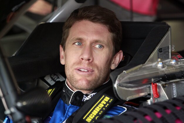Oct 24, 2014; Martinsville, VA, USA; Sprint Cup Series driver Carl Edwards (99) during practice for the Goody's Headache Relief Shot 500 at Martinsville Speedway. Mandatory Credit: Peter Casey-USA TODAY Sports