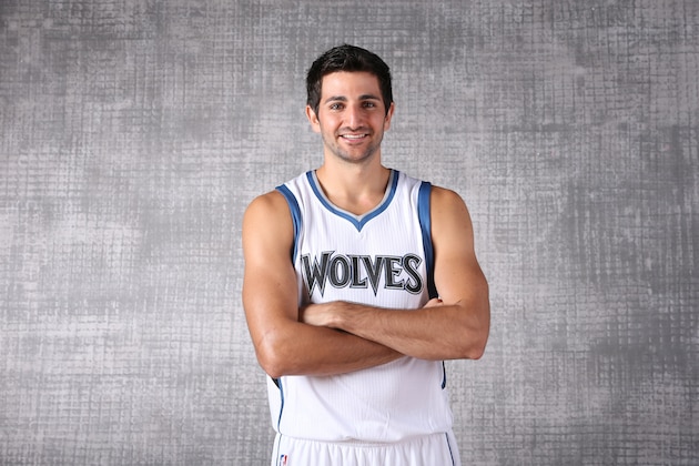 MINNEAPOLIS, MN - SEPTEMBER 29:  Ricky Rubio #9 of the Minnesota Timberwolves poses for a portrait during 2014 NBA Media Day on September 29, 2014 at the Minnesota Timberwolves and Lynx LifeTime Fitness Training Center at Target Center in Minneapolis, Minnesota.   NOTE TO USER: User expressly acknowledges and agrees that, by downloading and or using this photograph, User is consenting to the terms and conditions of the Getty Images License Agreement. Mandatory Copyright Notice: Copyright 2014 NBAE (Photo by David Sherman/NBAE via Getty Images)