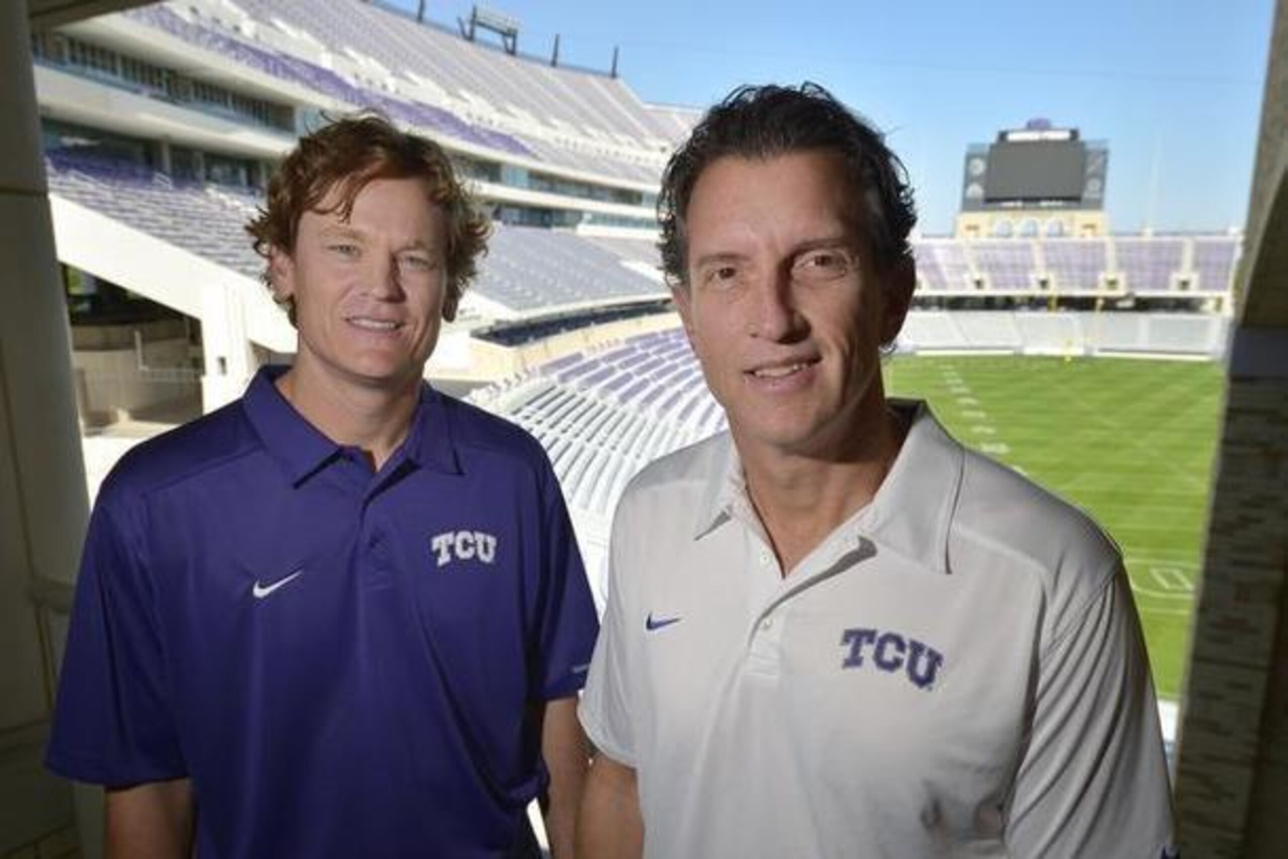 Cumbie and Meacham have the TCU offense firing on all cylinders. Cumbie and Meacham have the TCU offense firing on all cylinders.