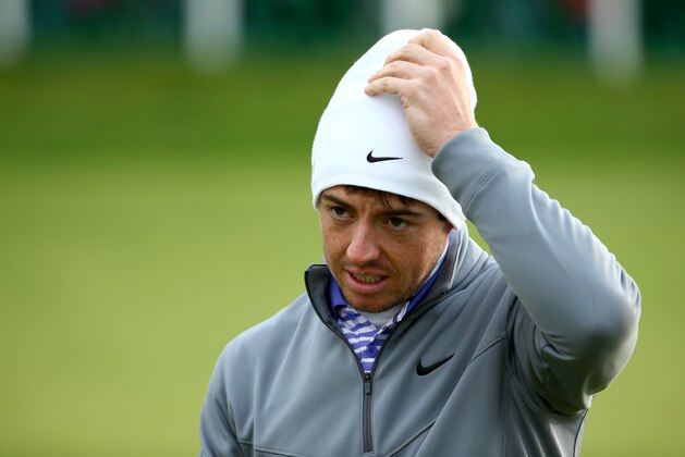 ST ANDREWS, SCOTLAND - OCTOBER 05:  Rory McIlroy of Northern Ireland on the 18th green after finishing the final round of the 2014 Alfred Dunhill Links Championship at The Old Course on October 5, 2014 in St Andrews, Scotland.  (Photo by Richard Heathcote/Getty Images)