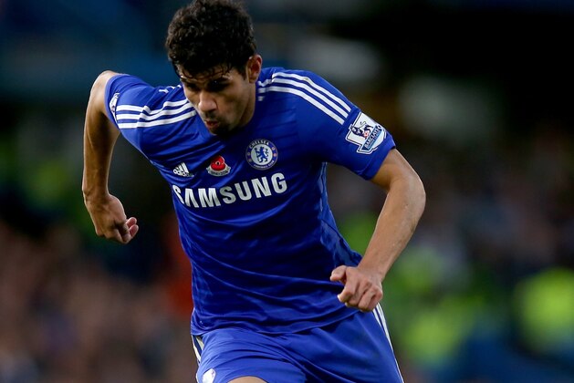 LONDON, ENGLAND - NOVEMBER 01:  Diego Costa of Chelsea in action during the Barclays Premier League match between Chelsea and Queens Park Rangers at Stamford Bridge on November 1, 2014 in London, England.  (Photo by Clive Rose/Getty Images)