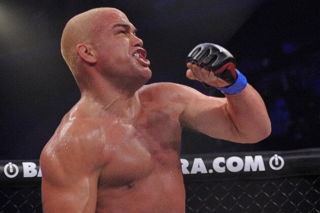 May 17, 2014; Southaven, MS, USA; Tito Ortiz after the fight against Alexander Shlemnko during BFC 120 at Landers Center. Mandatory Credit: Justin Ford-USA TODAY Sports