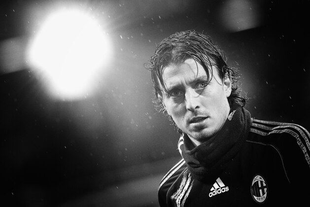 MILAN, ITALY - JANUARY 19:  (EDITORS NOTE: This image was processed using digital filters) Riccardo Montolivo of AC Milan looks on during warm up prior to the Serie A match between AC Milan and Hellas Verona FC at San Siro Stadium on January 19, 2014 in Milan, Italy.  (Photo by Claudio Villa/Getty Images)