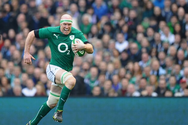 DUBLIN, IRELAND - MARCH 08: Paul O'Connell of Ireland in action during the RBS Six Nations match between Ireland and Italy at Aviva Stadium on March 8, 2014 in Dublin, Ireland.  (Photo by Laurence Griffiths/Getty Images)
