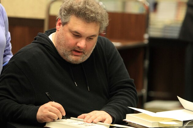 Comedian and actor Artie Lange signs his new autobiography Crash and Burn at Barnes and Noble bookstore on Friday, Nov. 1, 2013, in Philadelphia. (Photo by Owen Sweeney/Invision/AP)