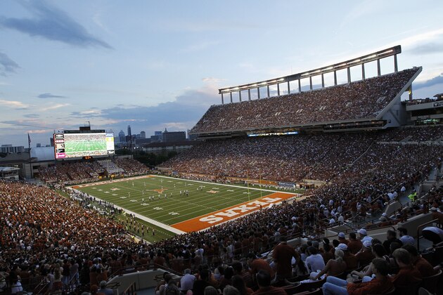 AUSTIN, TX - SEPTEMBER 6: A general view of Darrell K Royal-Texas Memorial Stadium as the BYU Cougars play the Texas Longhorns on September 6, 2014 in Austin, Texas. (Photo by Chris Covatta/Getty Images)