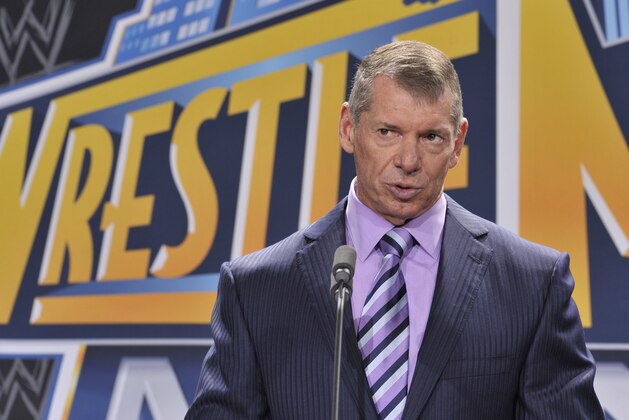 EAST RUTHERFORD, NJ - FEBRUARY 16: Vince McMahon attends a press conference to announce that WWE Wrestlemania 29 will be held at MetLife Stadium in 2013 at MetLife Stadium on February 16, 2012 in East Rutherford, New Jersey. (Photo by Michael N. Todaro/Getty Images)