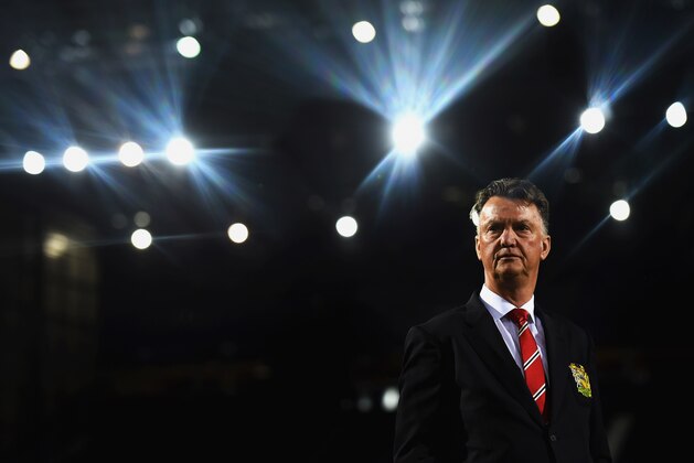 WEST BROMWICH, ENGLAND - OCTOBER 20:  Louis van Gaal manager of Manchester United looks on prior to the Barclays Premier League match between West Bromwich Albion and Manchester United at The Hawthorns on October 20, 2014 in West Bromwich, England.  (Photo by Laurence Griffiths/Getty Images)
