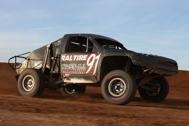 WITTMANN, AZ - MAY 02:  LOORRS unlimited 2 driver B.J. Baldwin competes in round 3 of the Lucas Oil Off Road Racing Series on May 2, 2009 at the Speedworld Off Road Park in Wittmann, Arizona  (Photo by Christian Petersen/Getty Images)